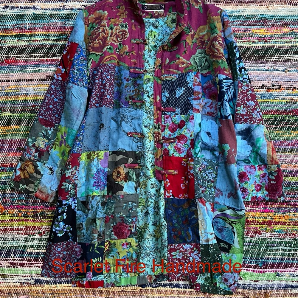 Multicolor Patchwork Jacket - image 2